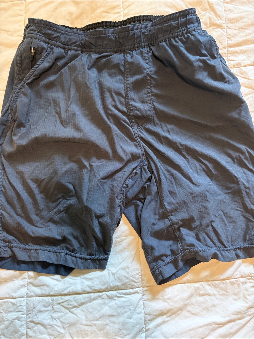 Prana Men's Athletic Shorts in Charcoal Blue